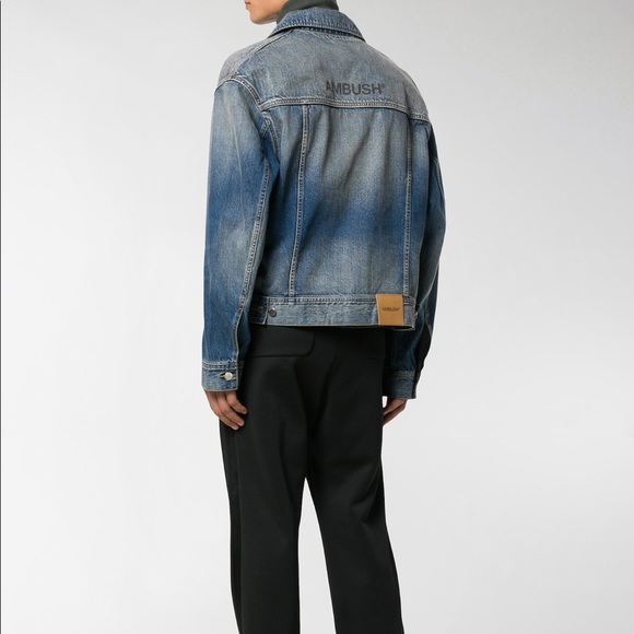 AMBUSH® UNTITLED LOGO DENIM JACKET SIZE 1 - Picture 2 of 16